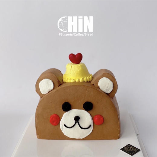 立体手绘小熊蛋糕 商品图0