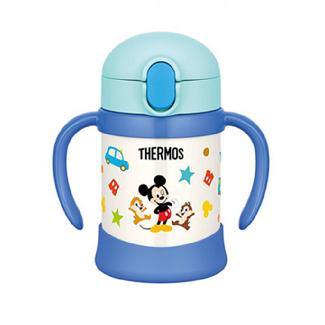 【官方防伪】THERMOS膳魔师儿童卡通双耳学饮杯带把手吸管保温杯 国行280ml系列 日版250ml系列 商品图10