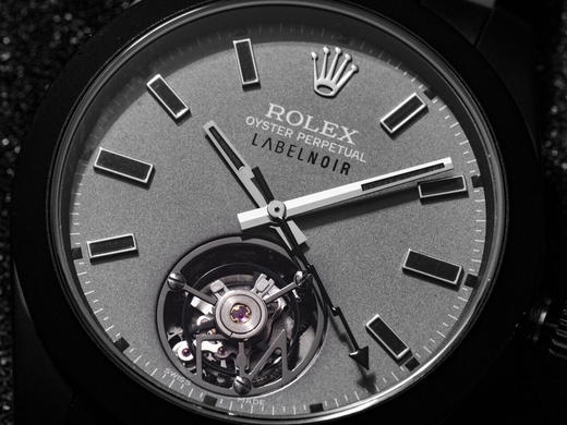 劳力士Label Noir蚝式陀飞轮，外媒认可的‌带陀飞轮‌的劳力士‌腕表 商品图1