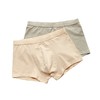 有机彩棉男士内裤 三角裤/平角裤 纯色条纹 简约纯棉 宽松透气 四角短裤 商品缩略图4