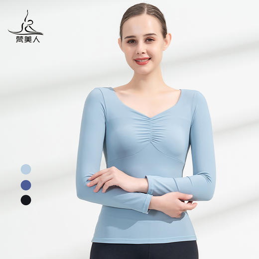 （不退不换S码）001梵美人瑜伽长袖小码合集   商品图2