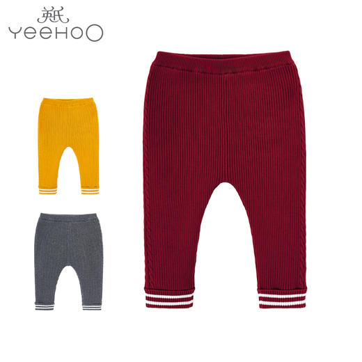 英氏-童衣类（秋）C9英毛打底裤109927 商品图0