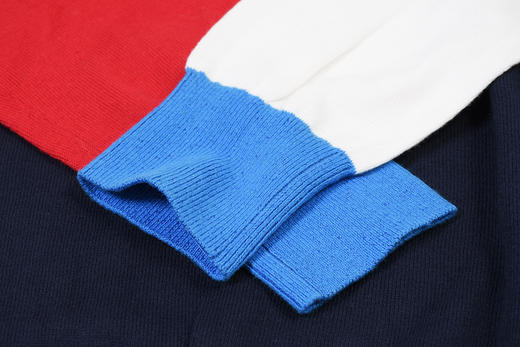 薄款 拼色棉质 胸前刺绣 圆领毛衣/针织衫 T-1083 商品图12