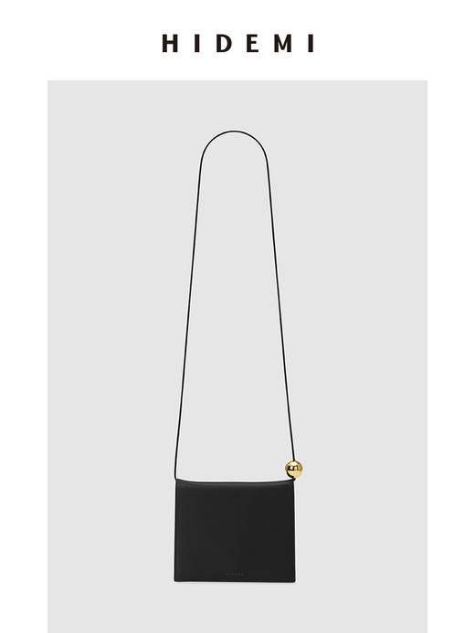 HIDEMI Circlebag 圆球金属设计感挎包 黑色/白色/灰色/红色/酒红色 商品图12