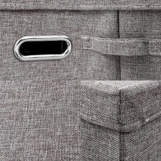 棉麻收纳盒 布艺整理箱 商品图2