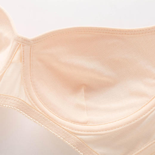 ARN-X001无钢圈内衣夏季薄款桑蚕丝小胸文胸女士胸罩运动少女真丝文胸 商品图3