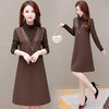 YWE  KED13819时尚气质减龄长袖连衣裙 商品缩略图3