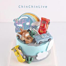 汽车总动员蛋糕