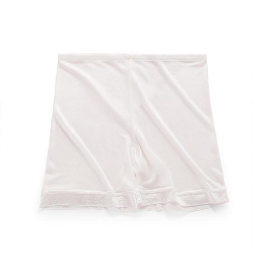 ARN-K046防走光裤女士高腰收腹桑蚕丝透气打底内裤无痕真丝花边三分裤 商品图5