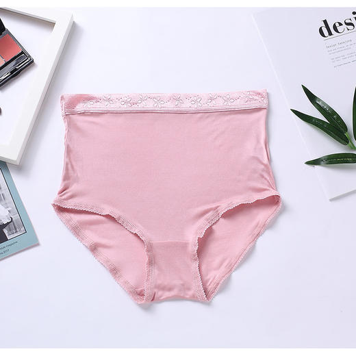 ARN-K031真丝女内裤42针桑蚕丝高腰三角裤无痕大码透气舒适短裤 商品图1