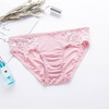 ARN-K066新款真丝女士低腰包臀三角裤桑蚕丝镂空蕾丝透气舒适内裤女 商品缩略图3