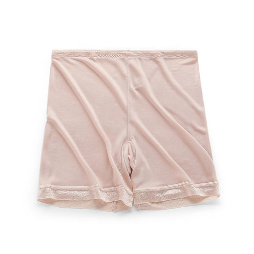 ARN-K046防走光裤女士高腰收腹桑蚕丝透气打底内裤无痕真丝花边三分裤 商品图3