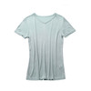ARN-Y010夏季真丝女T恤短袖 时尚v领桑蚕丝打底衫 纯色针织修身上衣 商品缩略图7