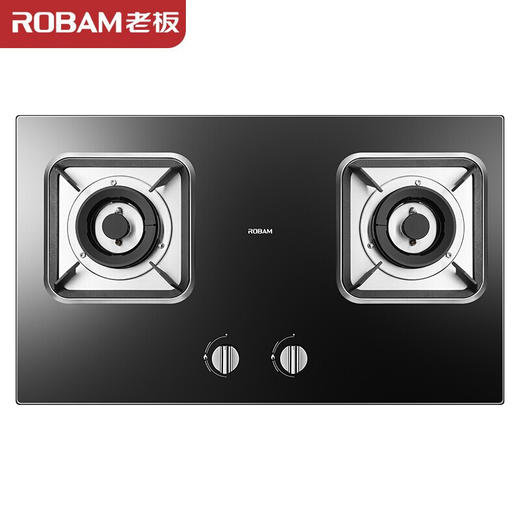 老板 （Robam）燃气灶 嵌入式灶具 家用双灶具嵌可用天然气 猛火匀喷 4.2kW钢化玻璃 JZT-32B2（天然气） 商品图0