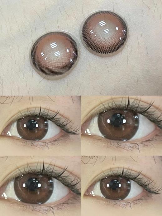 【￥99秒~】红茶冻（硅水凝胶） 约14.5mm【年抛型】0度缺货 商品图0