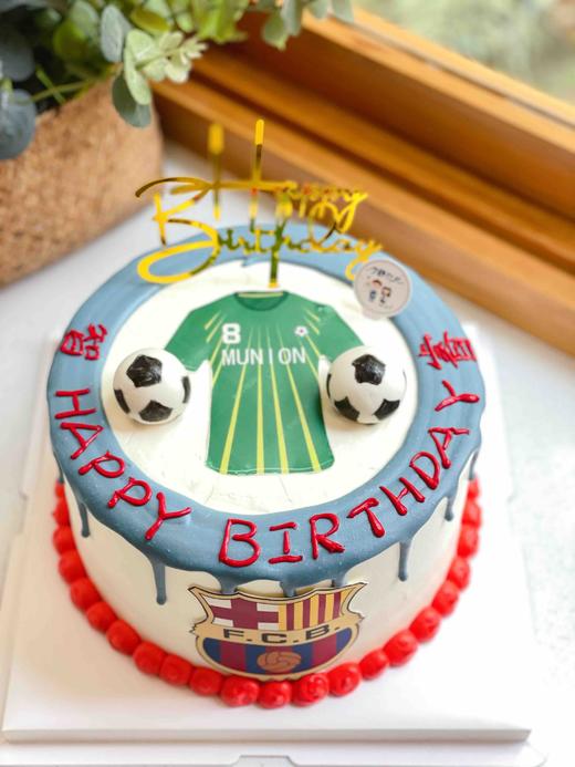 足球奶油蛋糕 下单前请仔细阅读商品详情 商品图0