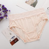 ARN-K033新款桑蚕丝真丝内裤女透气舒适蕾丝中腰收腹包臀三角内裤 商品缩略图8