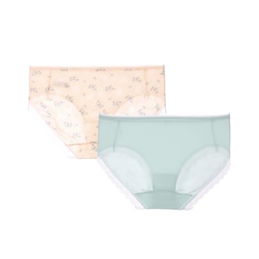 安莉芳女士内裤低腰三角裤2条装EP1040C中腰E1039C 商品图1