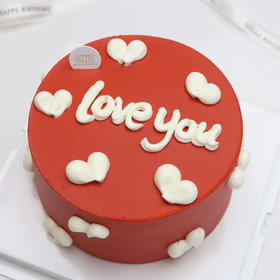 告白心心蛋糕