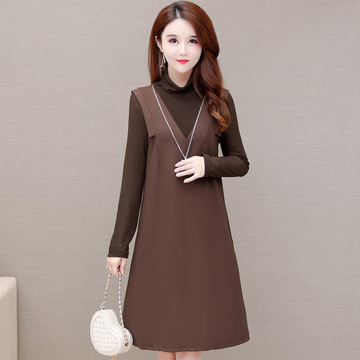 YWE  KED13819时尚气质减龄长袖连衣裙 商品图2