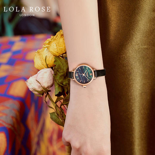 LolaRose英国小众手表女30mm表盘正品 简约文艺小表盘ins风女表森系 商品图6
