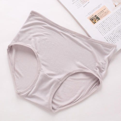 ARN-K028桑蚕丝中腰款女士三角裤全真丝细针织42针面料简约款女裤内裤 商品图5