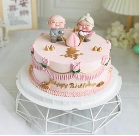 复古祝寿款:六寸 八寸 再大尺寸就会显得空，影响出型效果哟