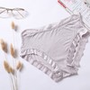 ARN-K024真丝内裤女春夏薄款透气舒适蕾丝中腰无痕42针桑蚕丝三角内裤 商品缩略图7