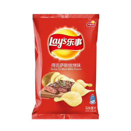 乐事薯片得克萨斯烧烤味40克 商品图0