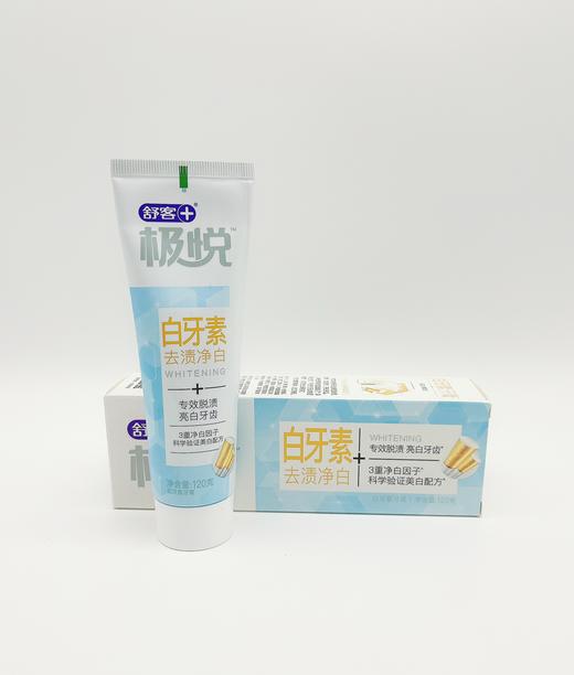 舒客极悦白牙素牙膏（去渍净白）120g*2支 商品图0