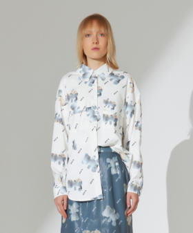 DIA小熊印花衬衫