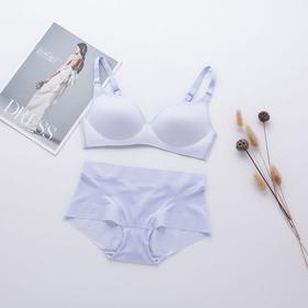 ARN-K069-X047新款无钢圈薄款光面文胸性感内衣女士真丝文胸套装