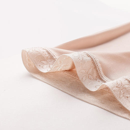 ARN-K046防走光裤女士高腰收腹桑蚕丝透气打底内裤无痕真丝花边三分裤 商品图2