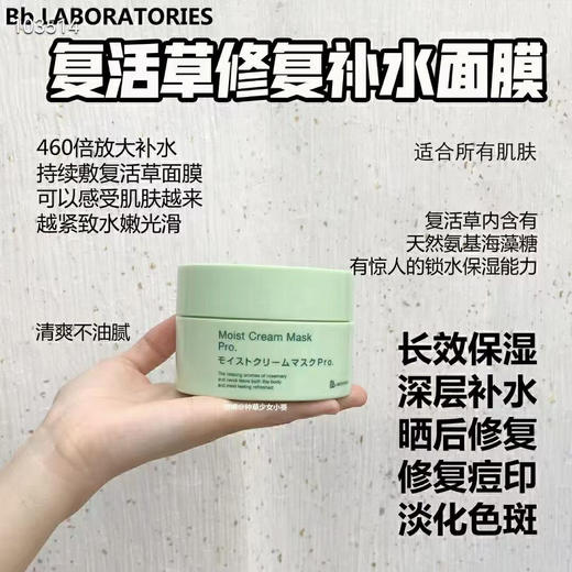 日本Bb LABORATORIES复活草水洗修复面膜巨补水175g 商品图2