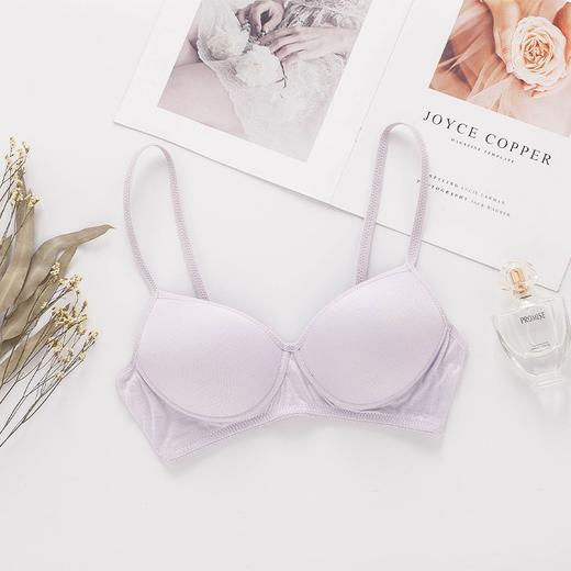 ARN-X001无钢圈内衣夏季薄款桑蚕丝小胸文胸女士胸罩运动少女真丝文胸 商品图5