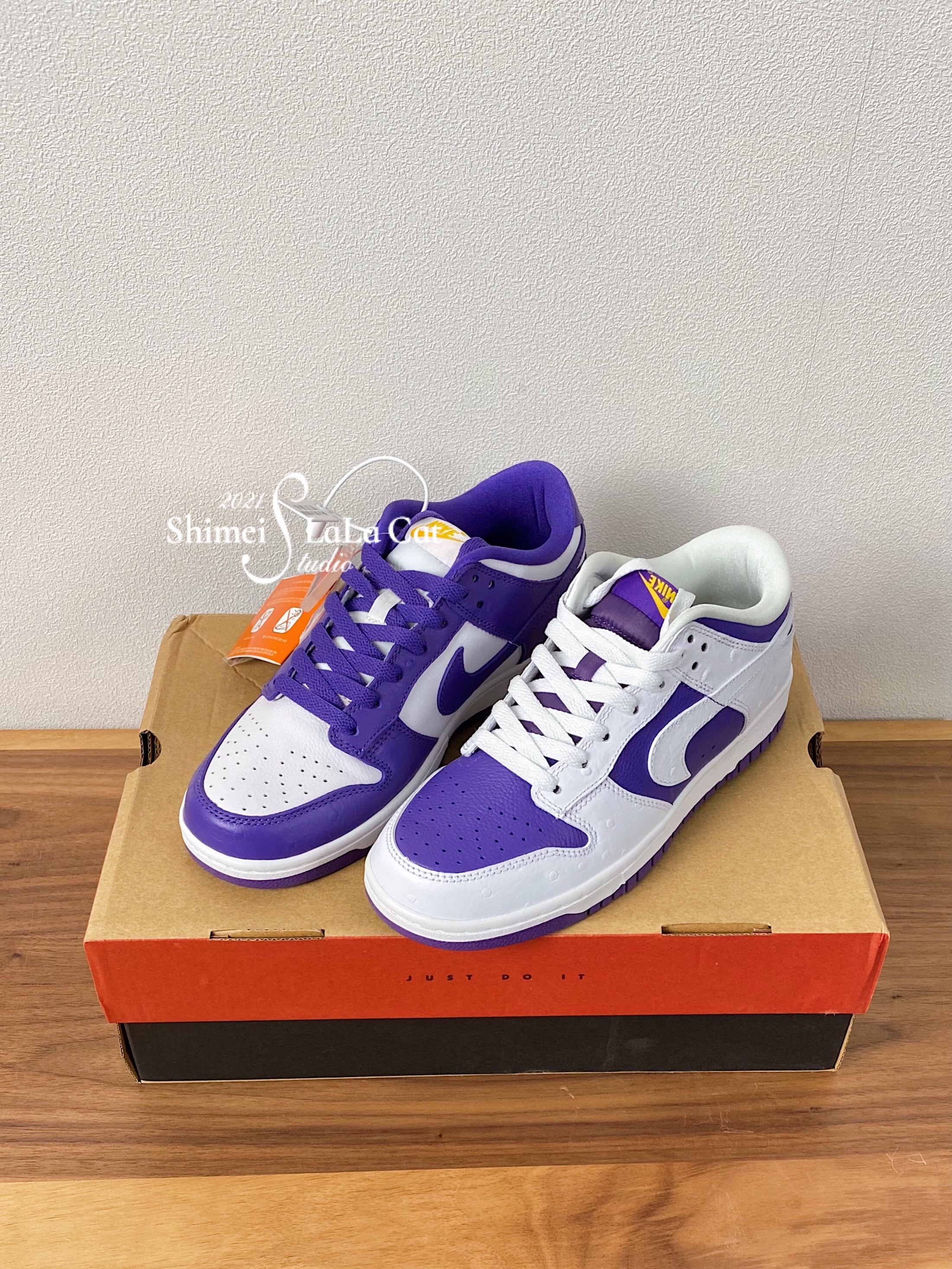 nike af1 白紫反钩 鸳鸯配色 男女同款