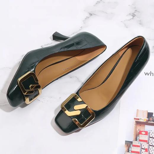 CHT-秋季新款女鞋尖头细跟网红时尚显瘦单鞋女 商品图0