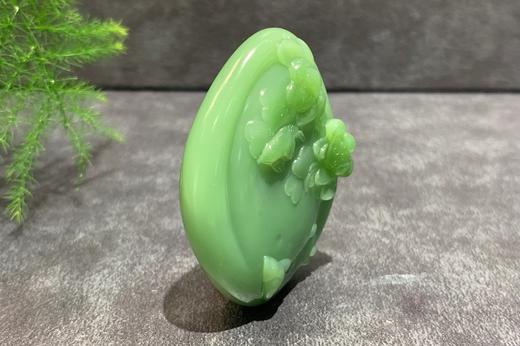 【御珠宫坊·传承系列】碧玉花鱼挂件 商品图1