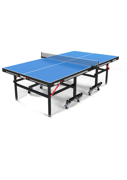 挺拔Tibhar 9822 分体轮式乒乓球台球桌 国际乒联认证比赛用台 商品图0