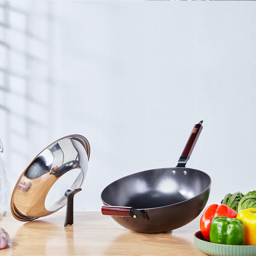 铸味·真不锈炒锅 | 非遗铁锅，爆炒镬气足，无涂层却不粘 商品图1