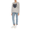 KENZO 高田贤三 女士棉质虎头印花圆领长袖卫衣 灰色 F952 SW741 4XI 93 商品缩略图3