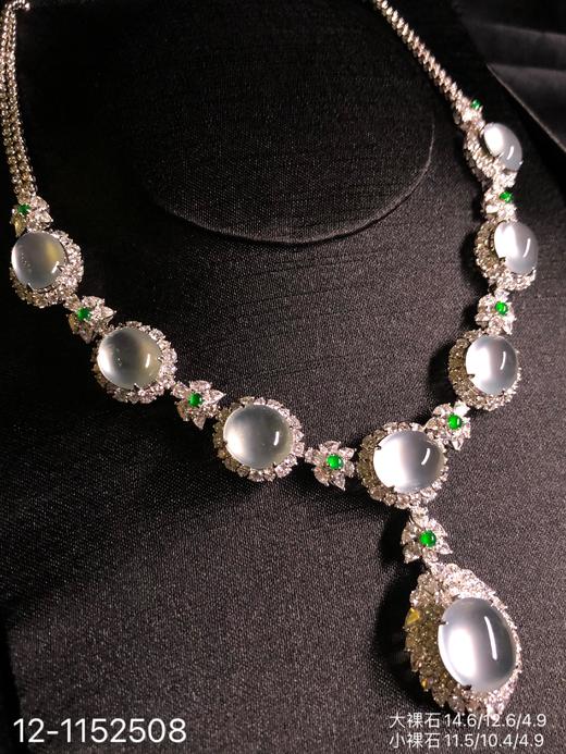 12-1152508，玻璃种蛋面套链，具体价格微信咨询 商品图6