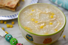 鸡丝玉米粥教程