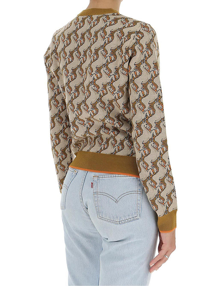 【2f】via dante 奢侈品集合买手店 burberry 女士独角兽提花毛衣 bb2