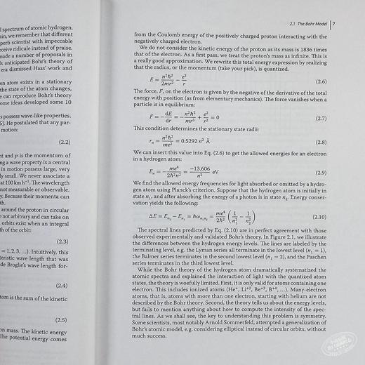 【中商原版】Introductory Quantum Mechanics With Matlab 原子 分子与团簇的量子理论导论 运用矩阵实验室 英文原版 James Chelikowsky 商品图6