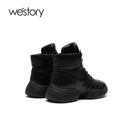 westory2021秋季新品ins风潮流老爹鞋厚底高帮运动鞋S21CM71271 商品图3