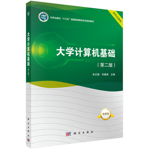 大学计算机基础(第二版)朱正国 何春燕 商品图0