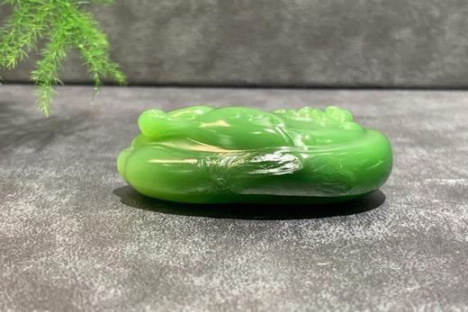 【御珠宫坊·传藏系列】碧玉花鹤牌 商品图2