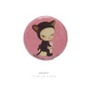 奈良美智-圆形徽章-奈良与鸭子 商品缩略图0