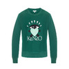 KENZO 高田贤三 男士棉质刺绣眼睛图案圆领运动长袖卫衣 绿色 F965 SW312 4X4 53 商品缩略图0
